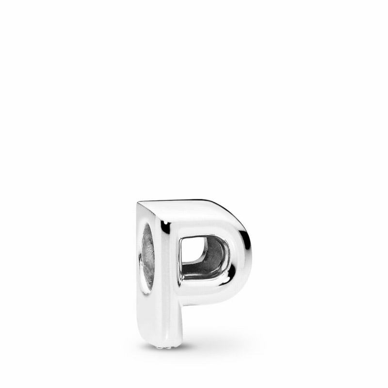 Pandora Letter P Charm Silver Egypt GK1856097